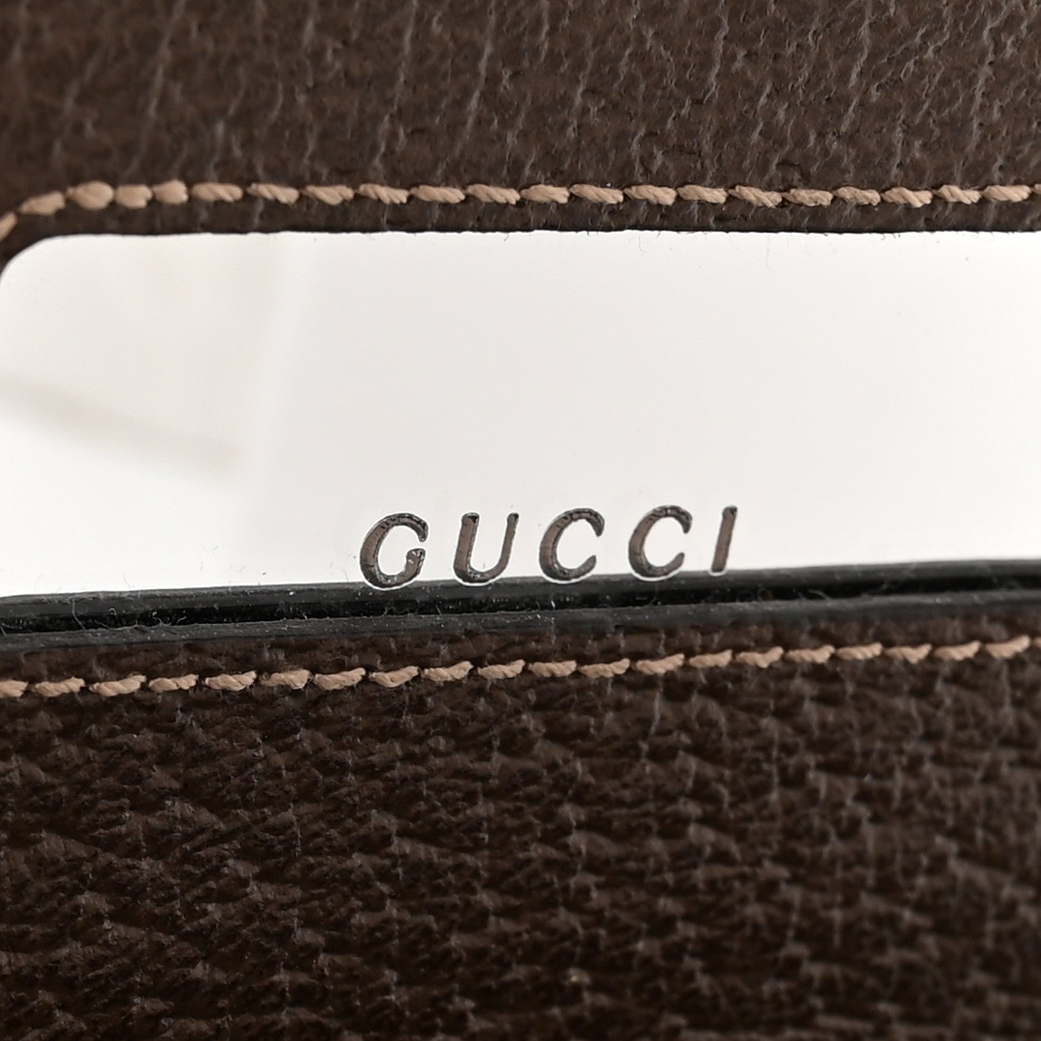 Gucci GG Supreme Monogram Web Ophidia Wallet On Chain Brown 7 of 11