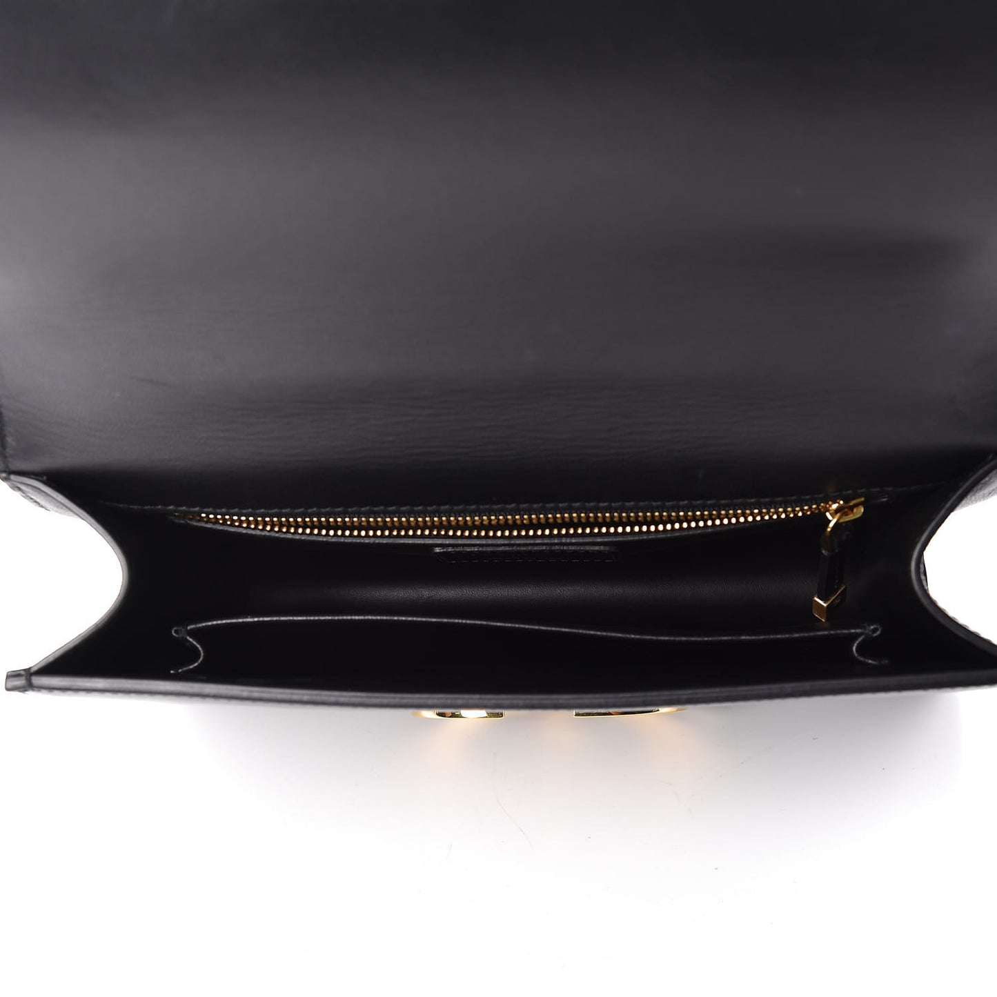 Smooth Calfskin 30 Montaigne Flap Bag Black