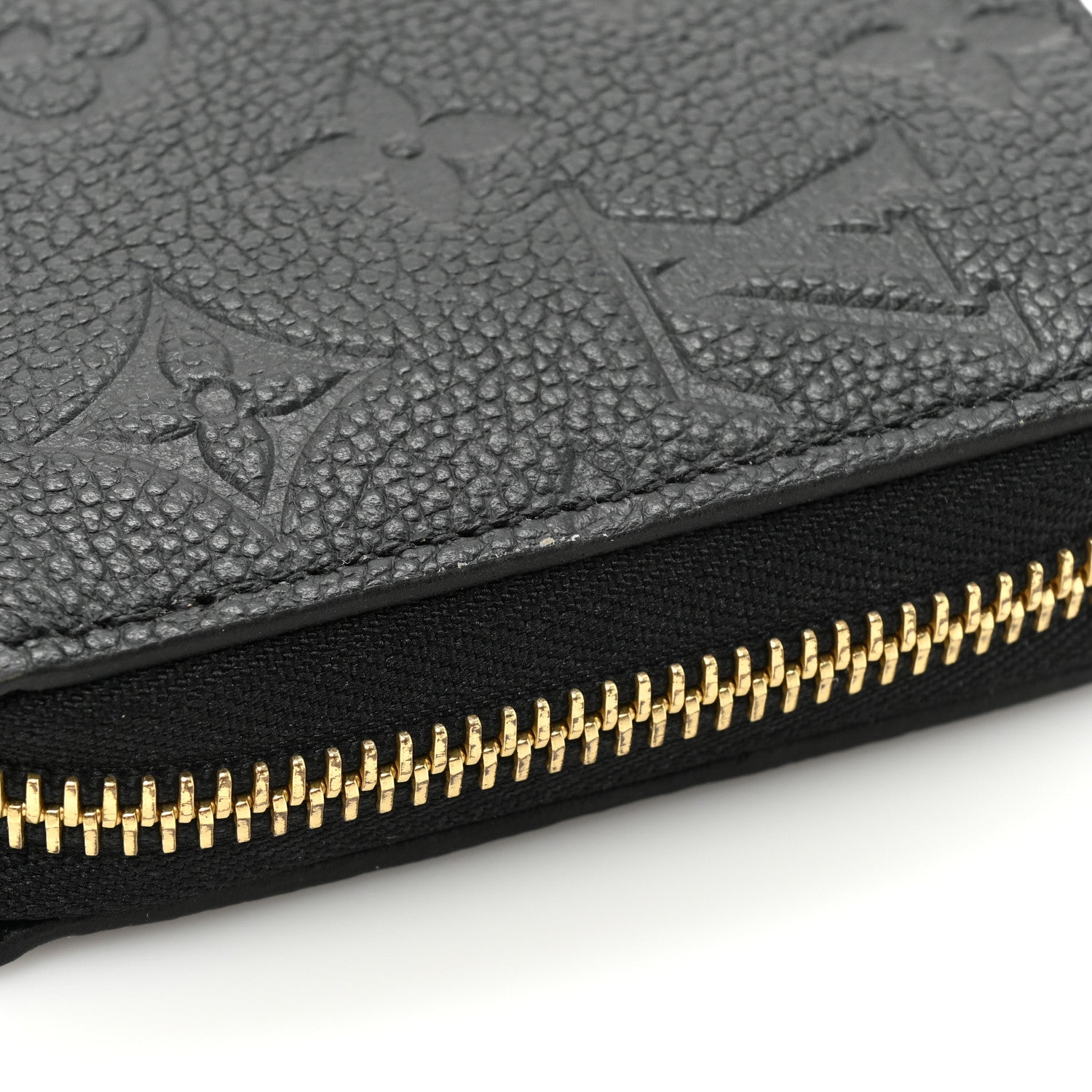 Louis Vuitton Empreinte Zippy Wallet Black 14 of 16