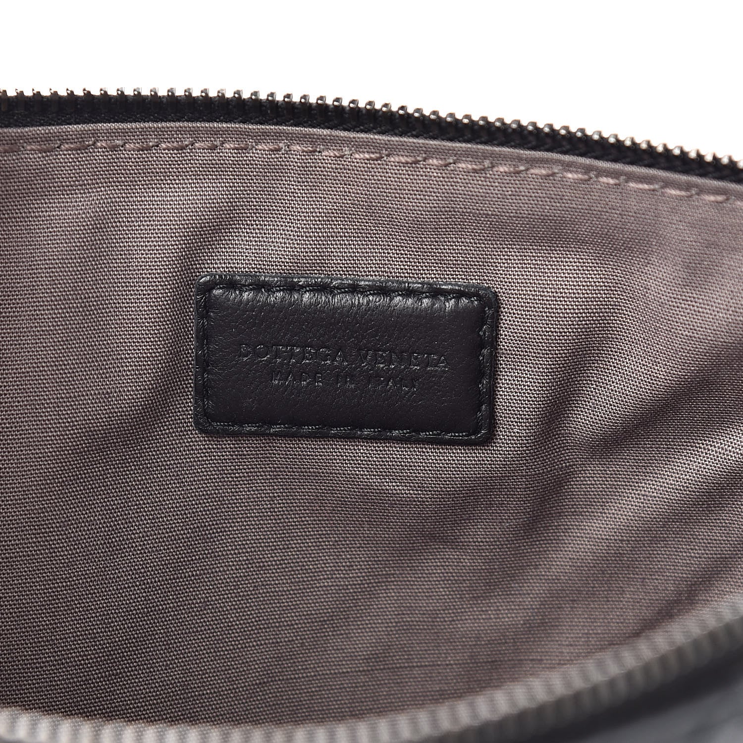 Bottega Veneta Nappa Intrecciato Medium Zip Pouch Black 6 of 7