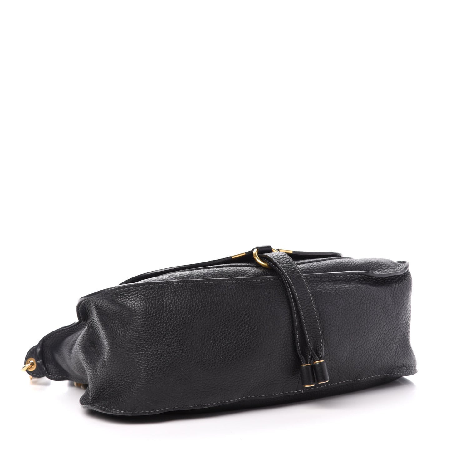 Calfskin Medium Marcie Satchel Black