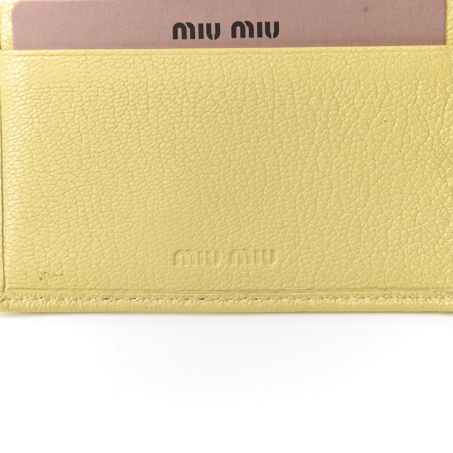Goatskin Madras Continental Wallet Light Yellow