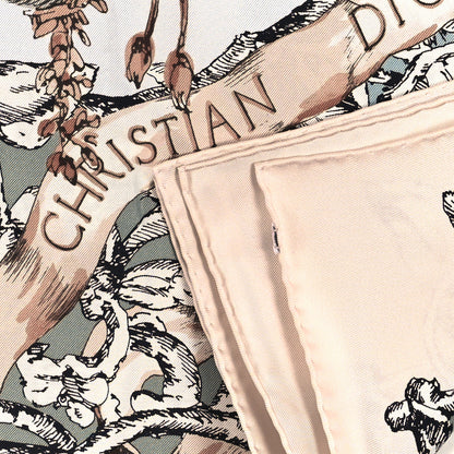 Christian Dior Silk La Force Scarf Multicolor 3 of 3