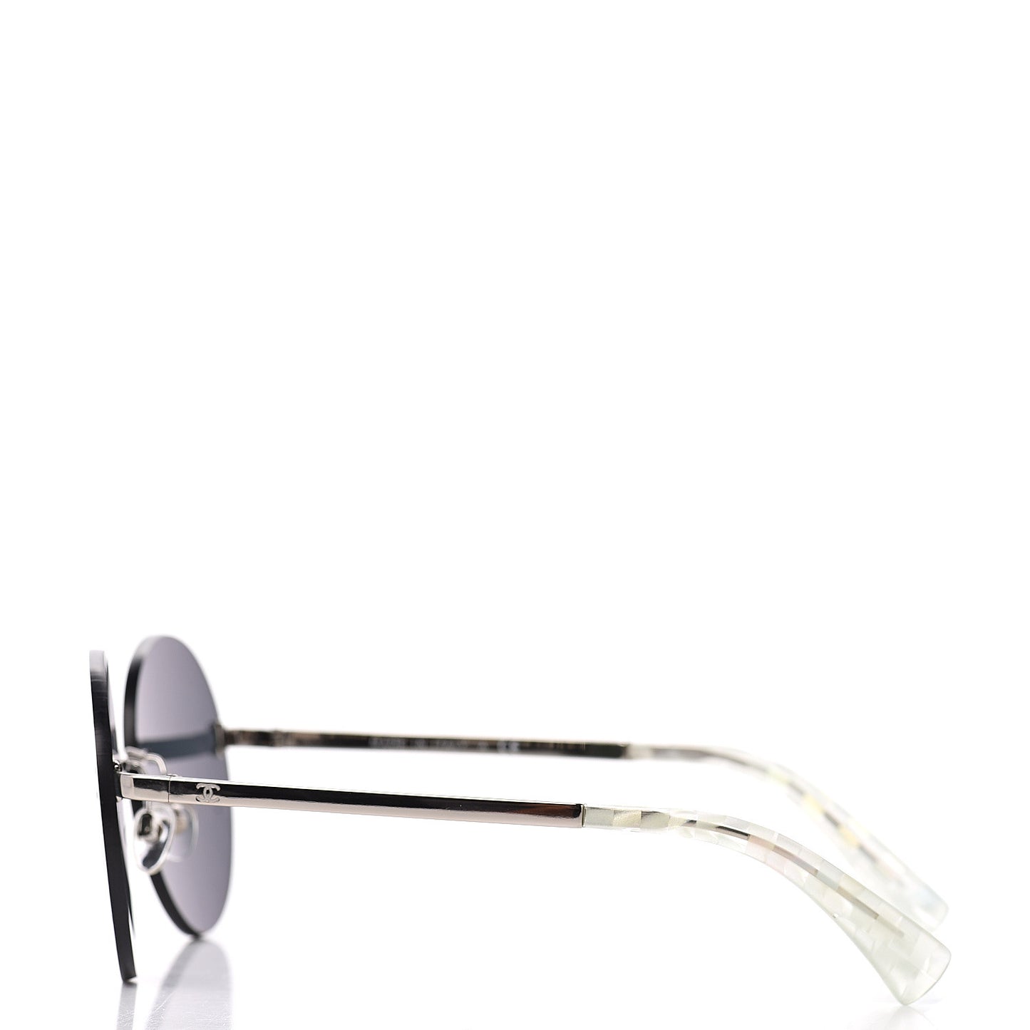 Mirrored Round Sunglasses 4216 Purple