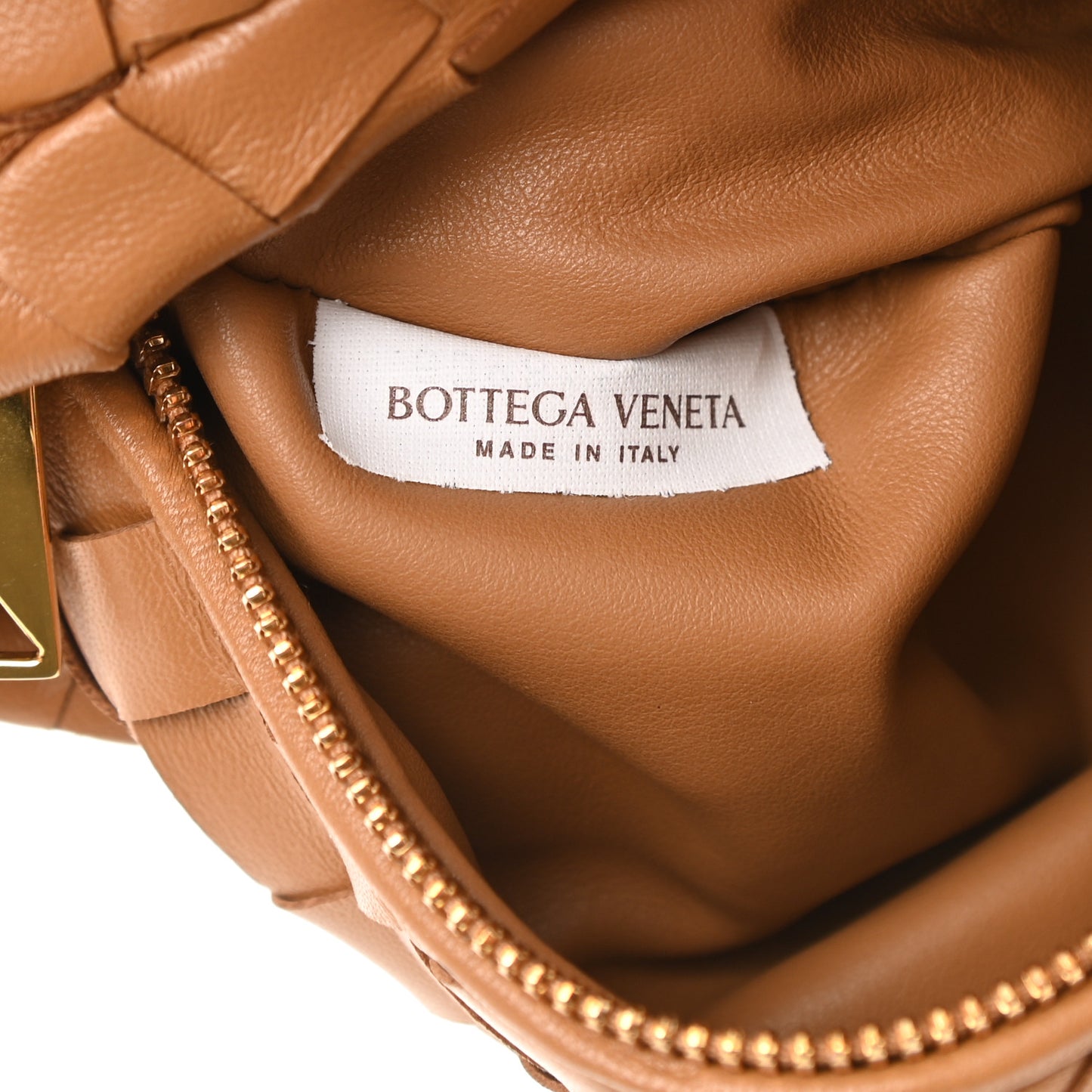 Nappa Intrecciato Mini Jodie Caramel