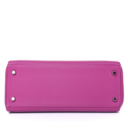 Hermes Togo Kelly Retourne 28 Rose Pourpre 6 of 42