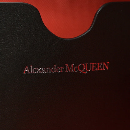 Alexander McQueen Nylon Graffiti Logo The Bundle Tote Black White 6 of 10