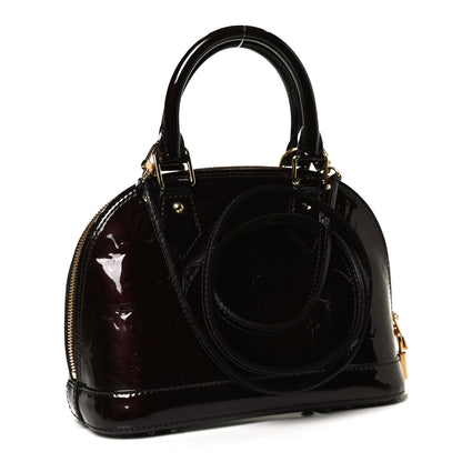 Louis Vuitton Vernis Alma BB Amarante 3 of 10