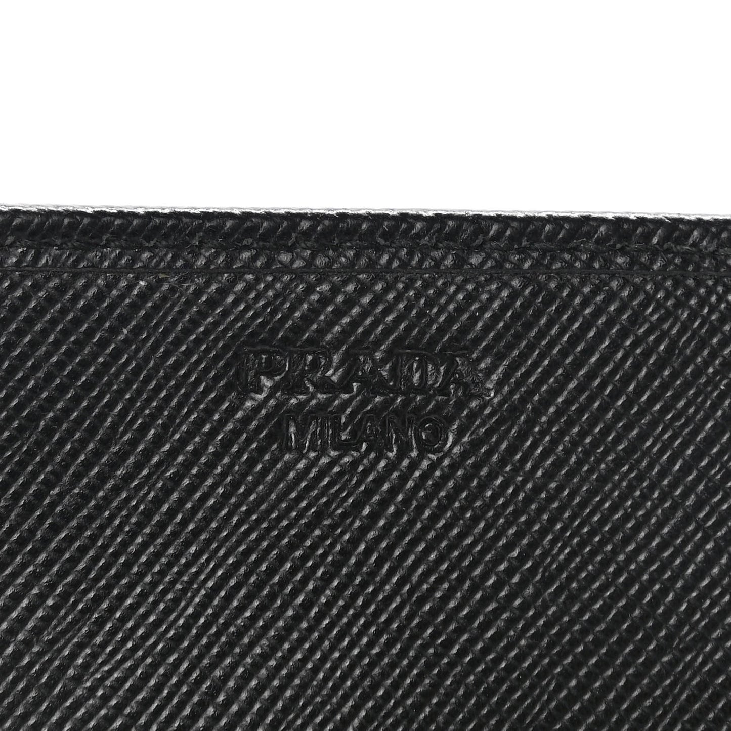 Saffiano Metal Continental Flap Wallet Black