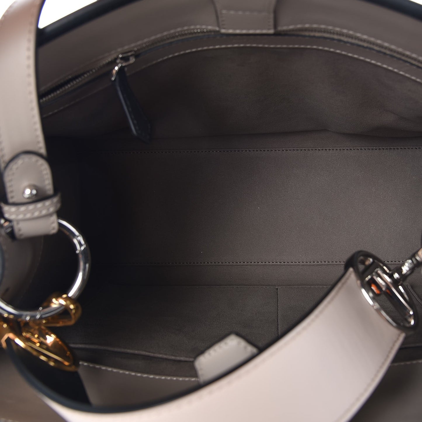 Vitello Century F is Fendi Regular Runaway Satchel Tortora Burro Multicolor