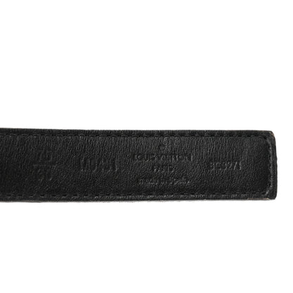 Louis Vuitton Calfskin Monogram 20mm LV Iconic Reversible Belt 75 30 Black 3 of 4