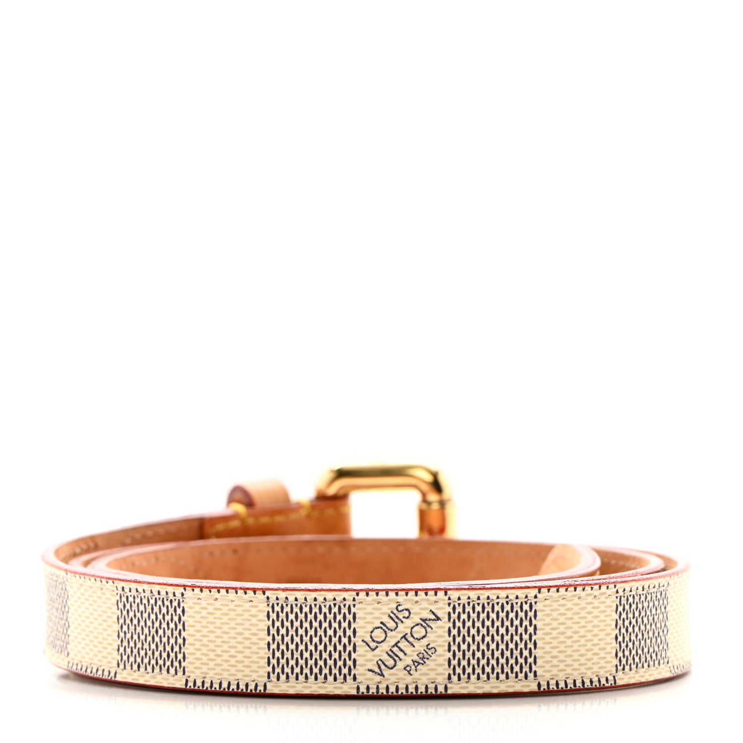 Louis Vuitton Damier Azur 20mm Belt 90 36 2 of 10