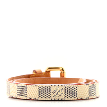 Louis Vuitton Damier Azur 20mm Belt 90 36 2 of 10
