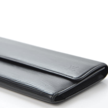 Louis Vuitton Epi Porte Tresor International Wallet Black 6 of 10