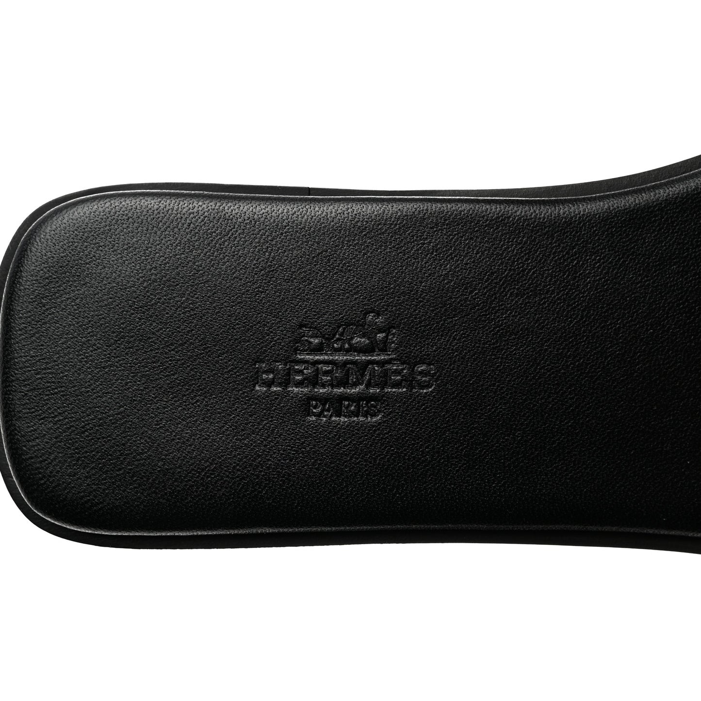 Calfskin View Sandals 38.5 Black