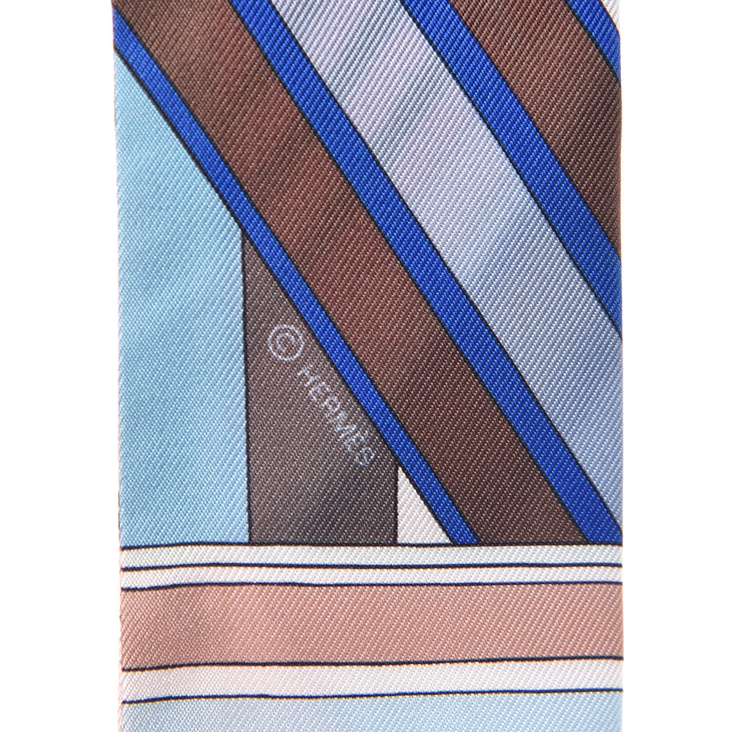 Silk Sangles En Zigzag Twilly