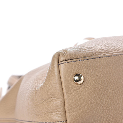 Gucci Cellarius Calfskin Small Soho Top Handle Satchel Camelia 9 of 12