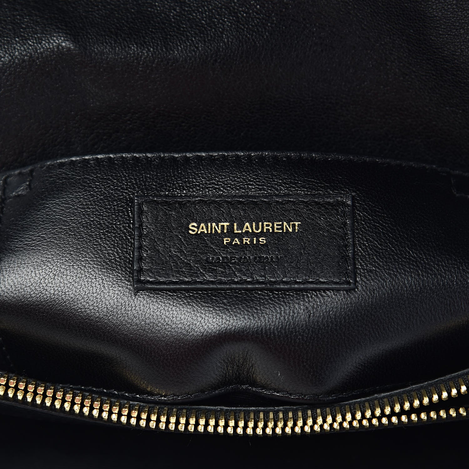 Saint Laurent Sheepskin Matelasse Chevron Monogram Large College Satchel Black 8 of 13