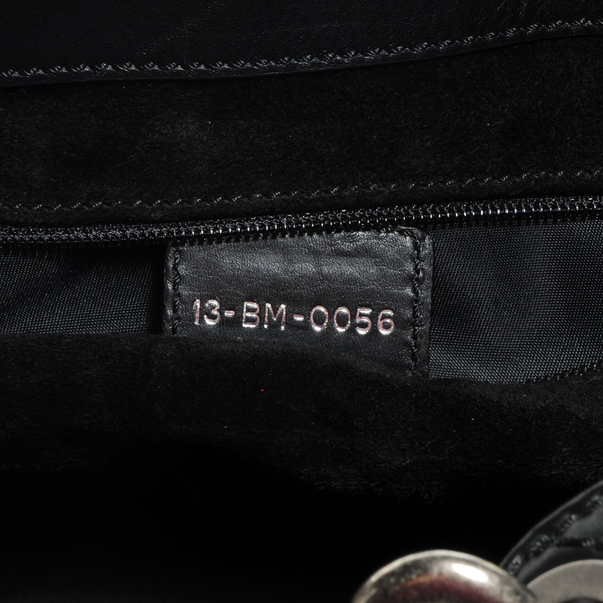 Christian Dior Leather Suede Rebelle Hobo Black 8 of 9