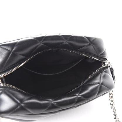 Saint Laurent Calfskin Y Quilted Monogram Small Loulou Bowling Bag Black 5 of 10