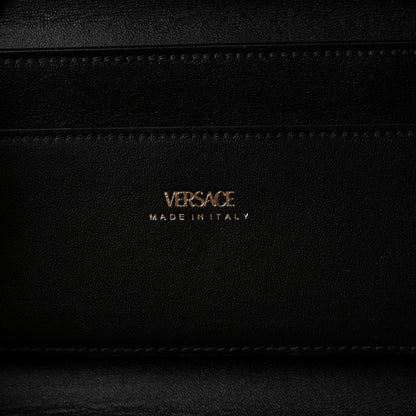 Versace Grained Calfskin La Medusa Wallet On Chain Black 5 of 8