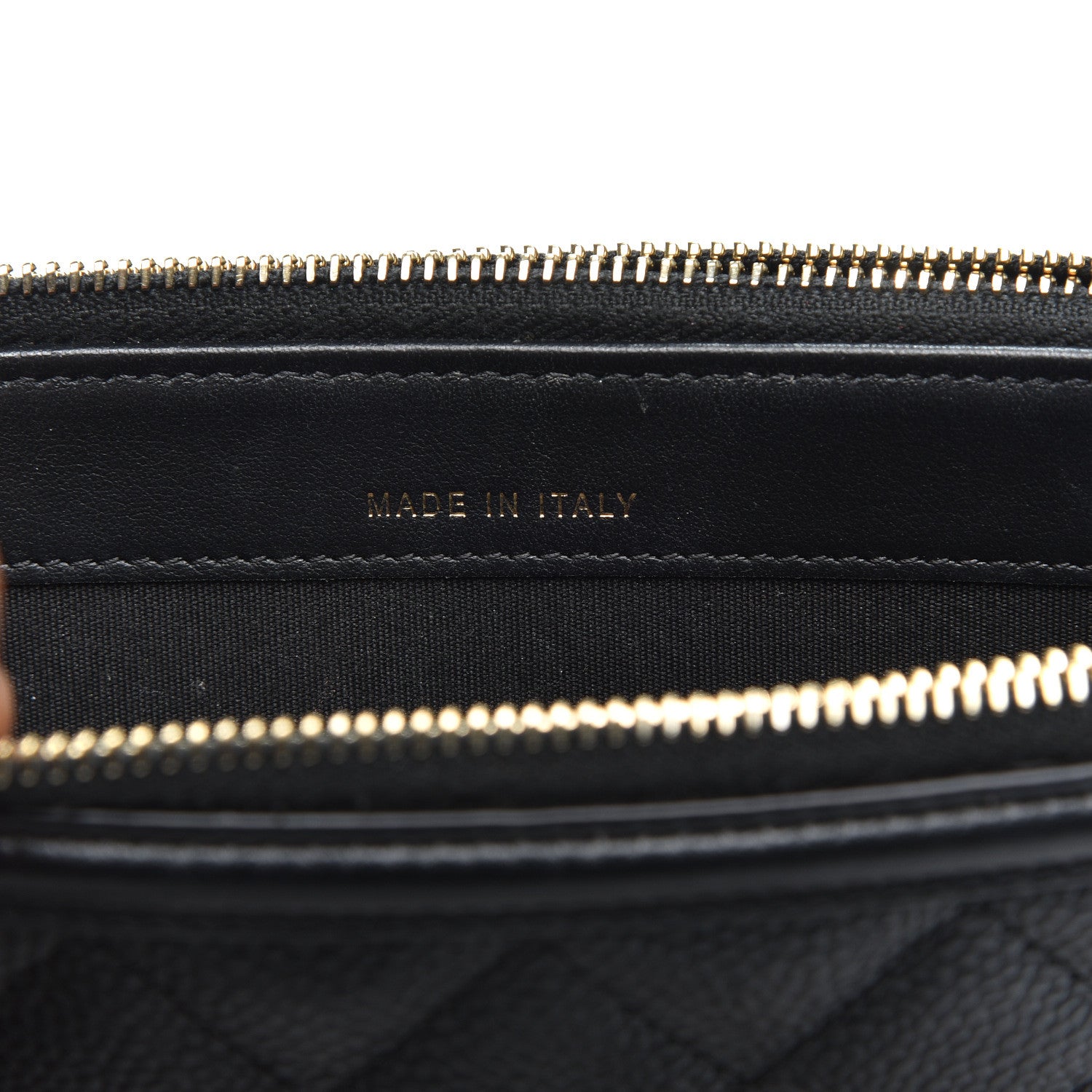 Chanel Caviar Quilted CC Filigree Clutch With Chain Black 8 of 15