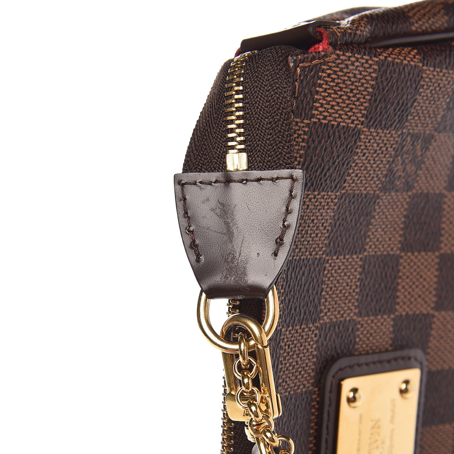Louis Vuitton Damier Ebene Eva Clutch 9 of 9