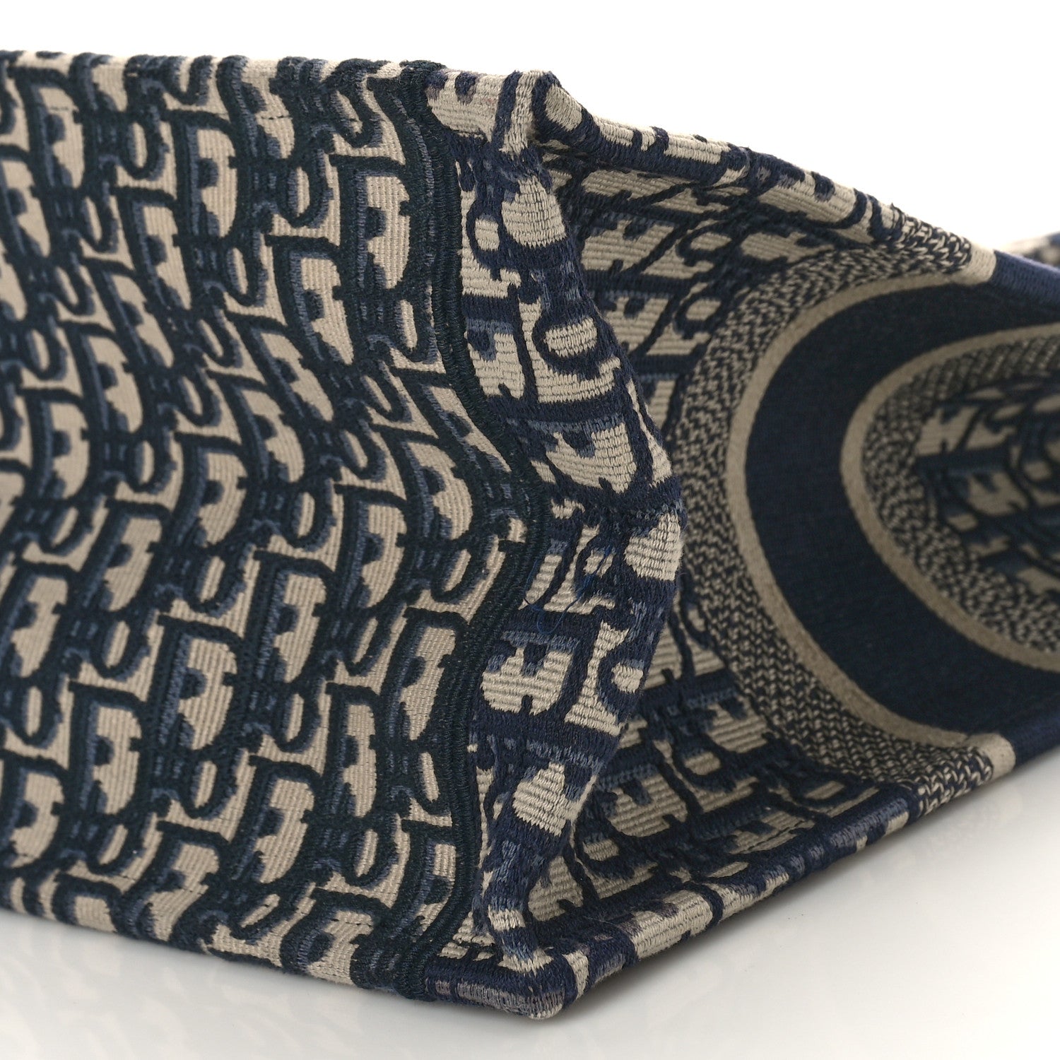 Christian Dior Oblique Medium Book Tote Blue Multicolor 8 of 8