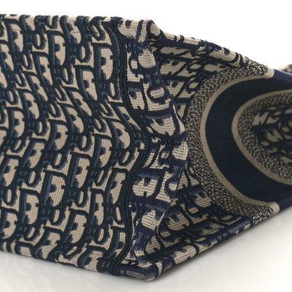 Christian Dior Oblique Medium Book Tote Blue Multicolor 8 of 8