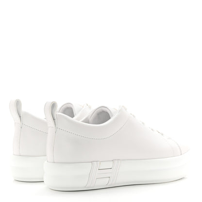 Hermes Calfskin Womens Happy Sneakers 37 White 4 of 12