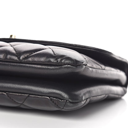 Chanel Lambskin Quilted Medium Trendy CC Flap Black 10 of 13