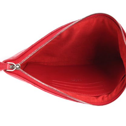 Louis Vuitton Calfskin New Wave Zipped Pochette Ecarlate 5 of 7