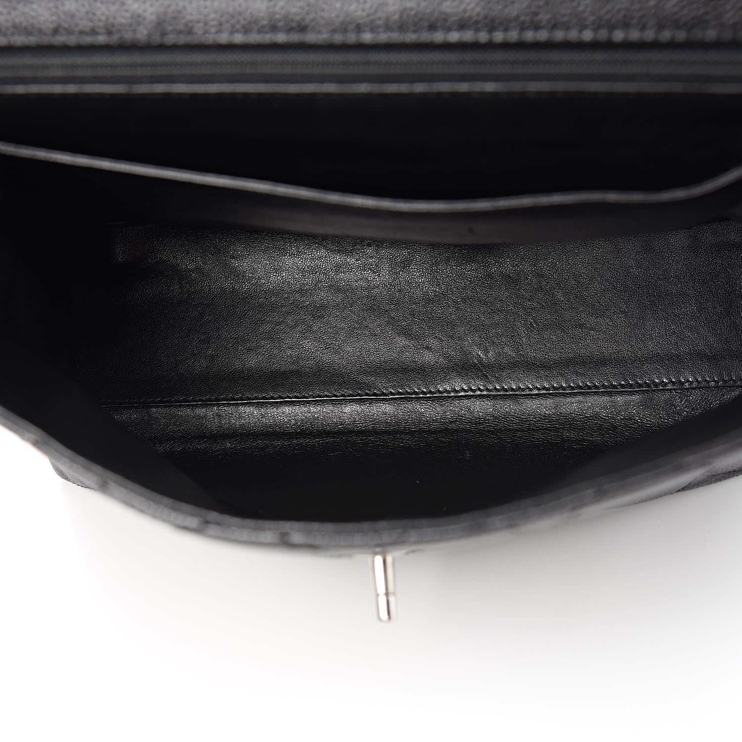 Chanel Caviar Quilted Jumbo Kelly Flap Black 5 of 12