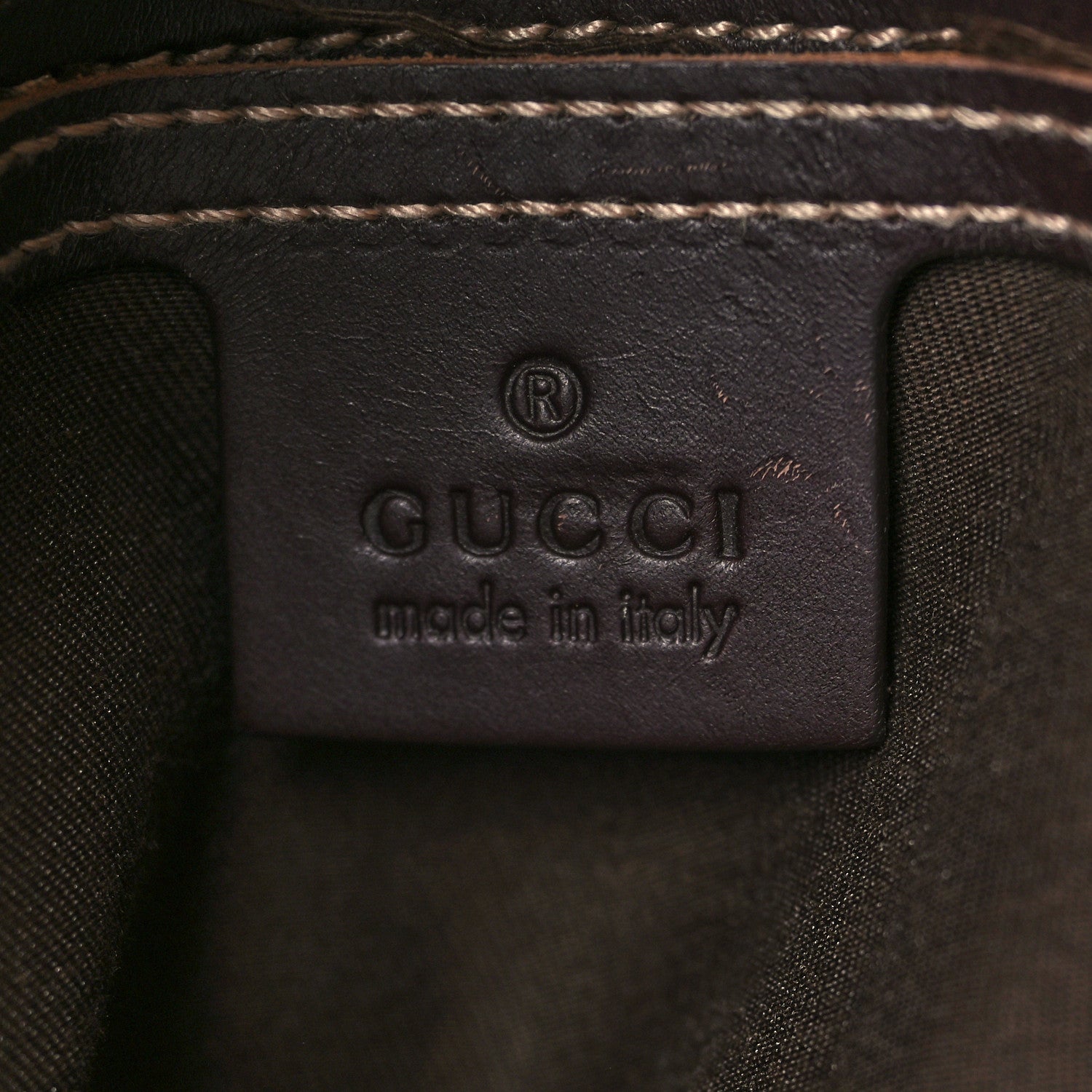 Gucci GG Plus Monogram Medium Double Buckle Flap Messenger Bag Beige Dark Brown 6 of 10