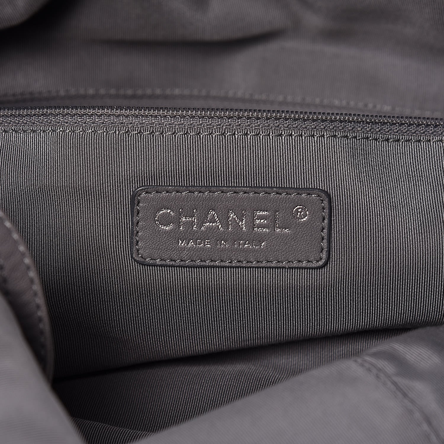 Chanel Lambskin Igloo Drawstring Tote Black 6 of 11