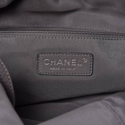 Chanel Lambskin Igloo Drawstring Tote Black 6 of 11