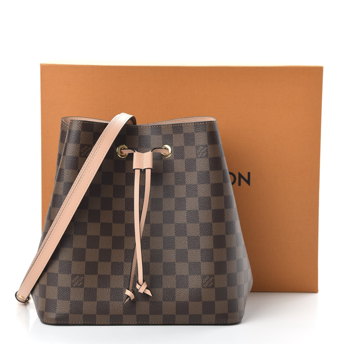 Damier Ebene Neonoe MM Venus Pink