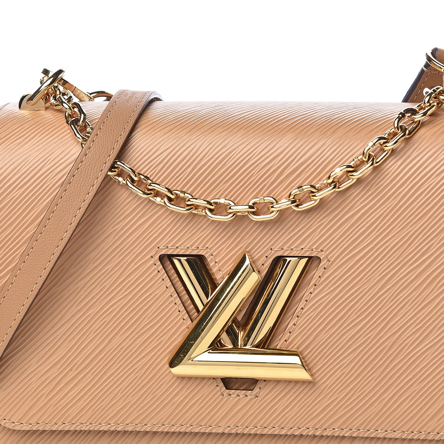 Epi Twist Shoulder Bag MM Camel