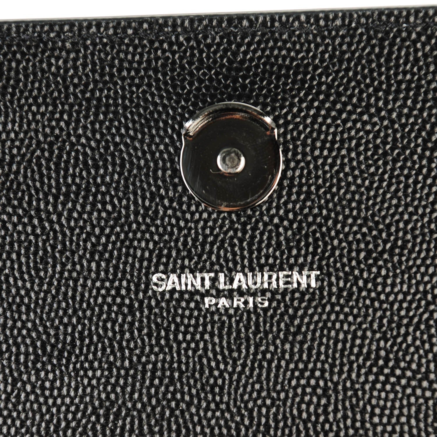 Saint Laurent Grain De Poudre Medium Classic Monogram Kate Satchel Black 6 of 7