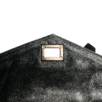 Proenza Schouler Lux Leather PS1 Pochette Clutch Black 10 of 10