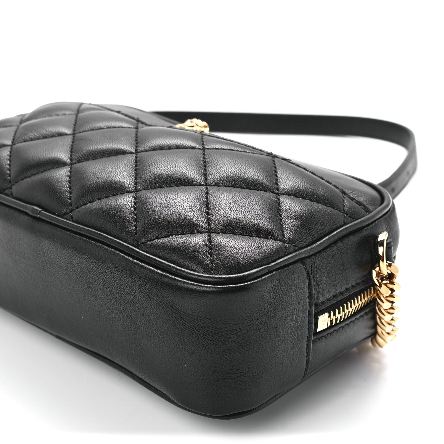 Versace Nappa Quilted Medusa Camera Bag Black 12 of 12