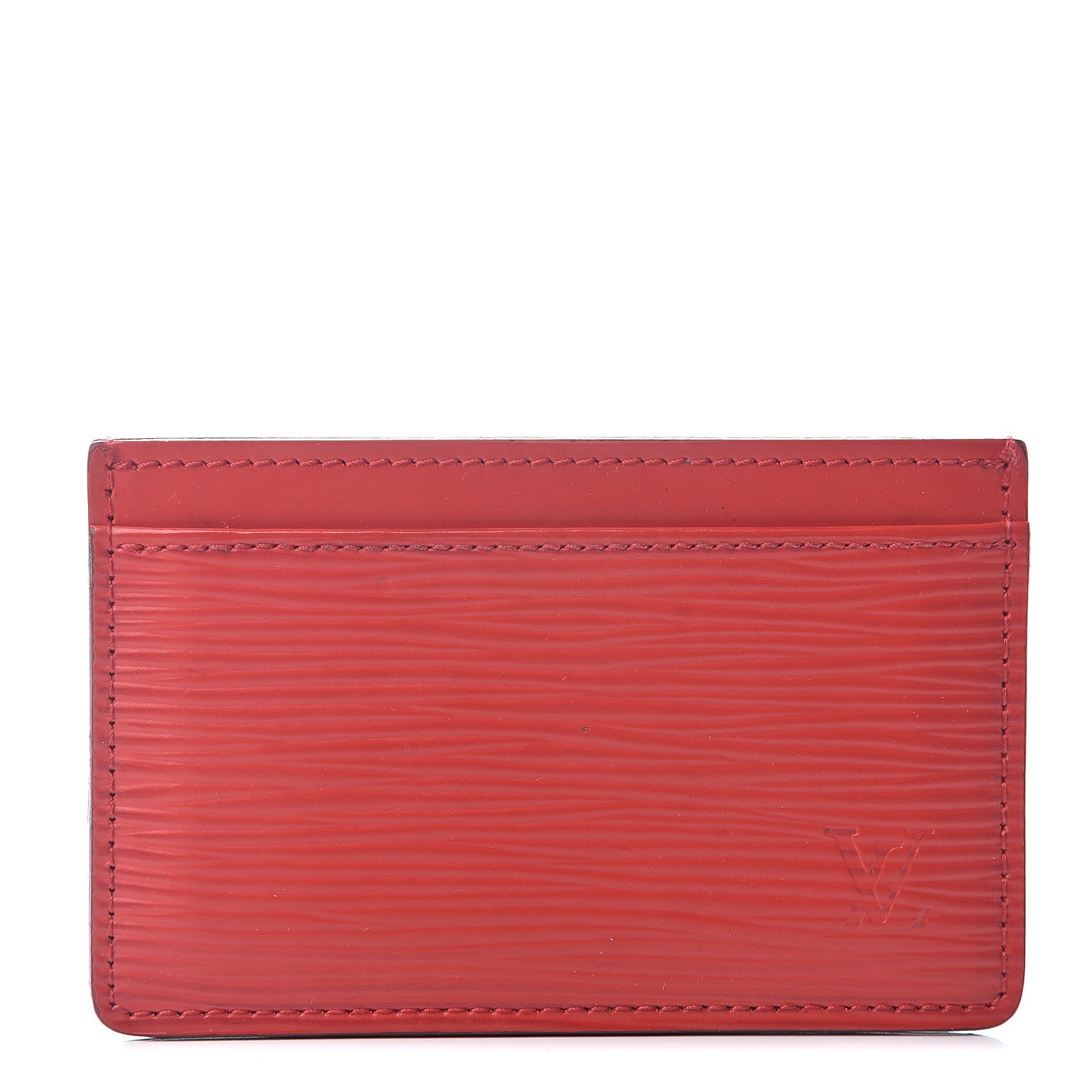 Louis Vuitton Epi Card Holder Carmine 1 of 5