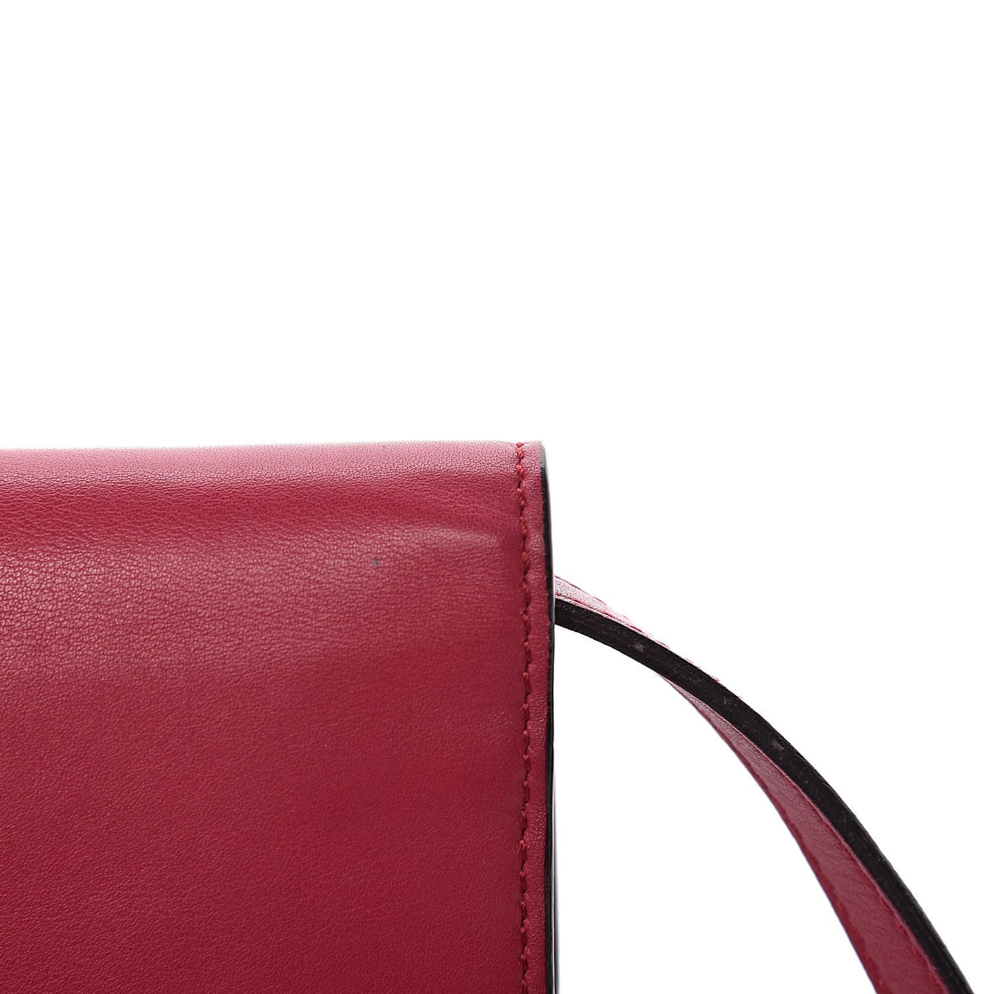 Calfskin Icon Wallet Red