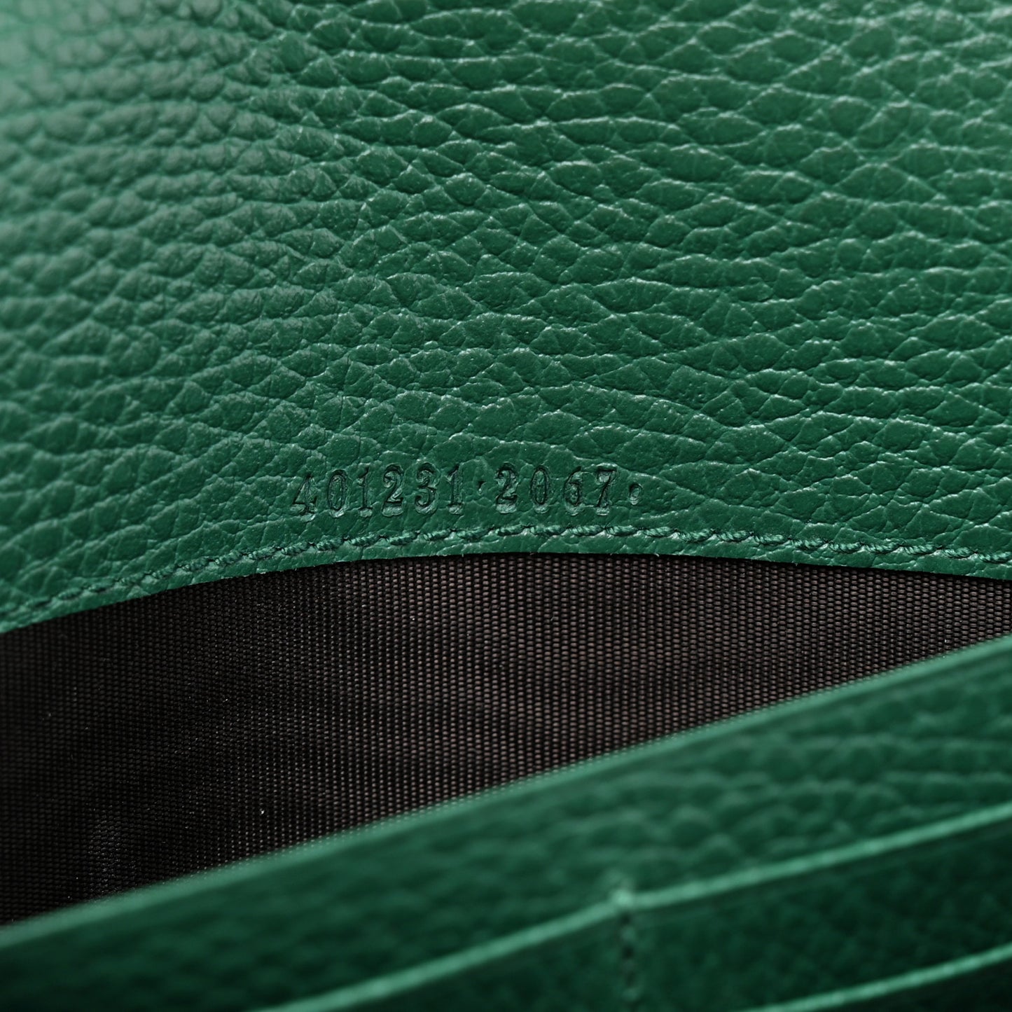 Calfskin Mini Dionysus Chain Wallet Emerald