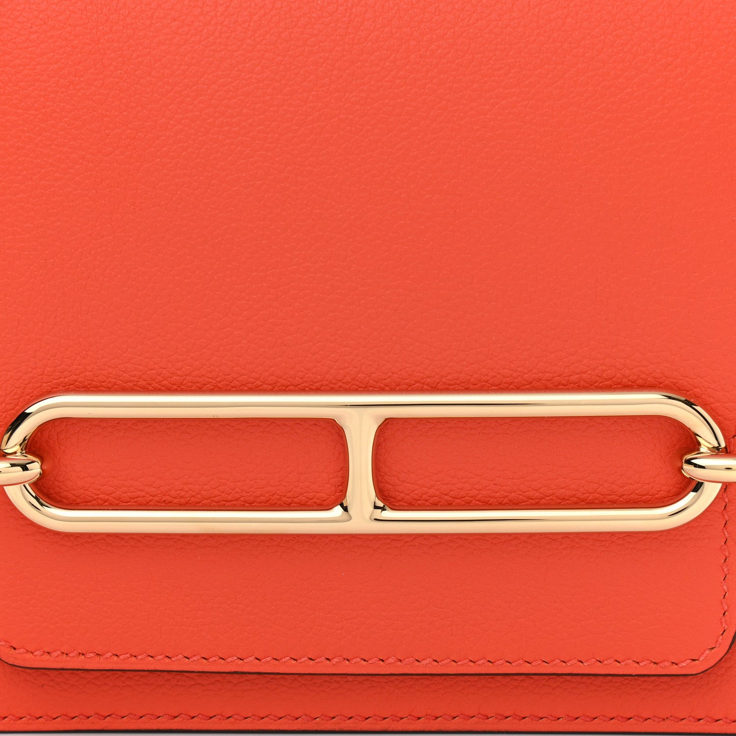 Hermes Evercolor Mini Sac Roulis Orange Poppy 8 of 10