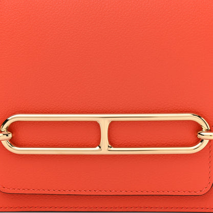 Hermes Evercolor Mini Sac Roulis Orange Poppy 8 of 10