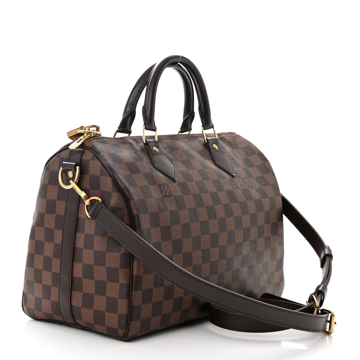 Louis Vuitton Damier Ebene Speedy Bandouliere 30 3 of 10
