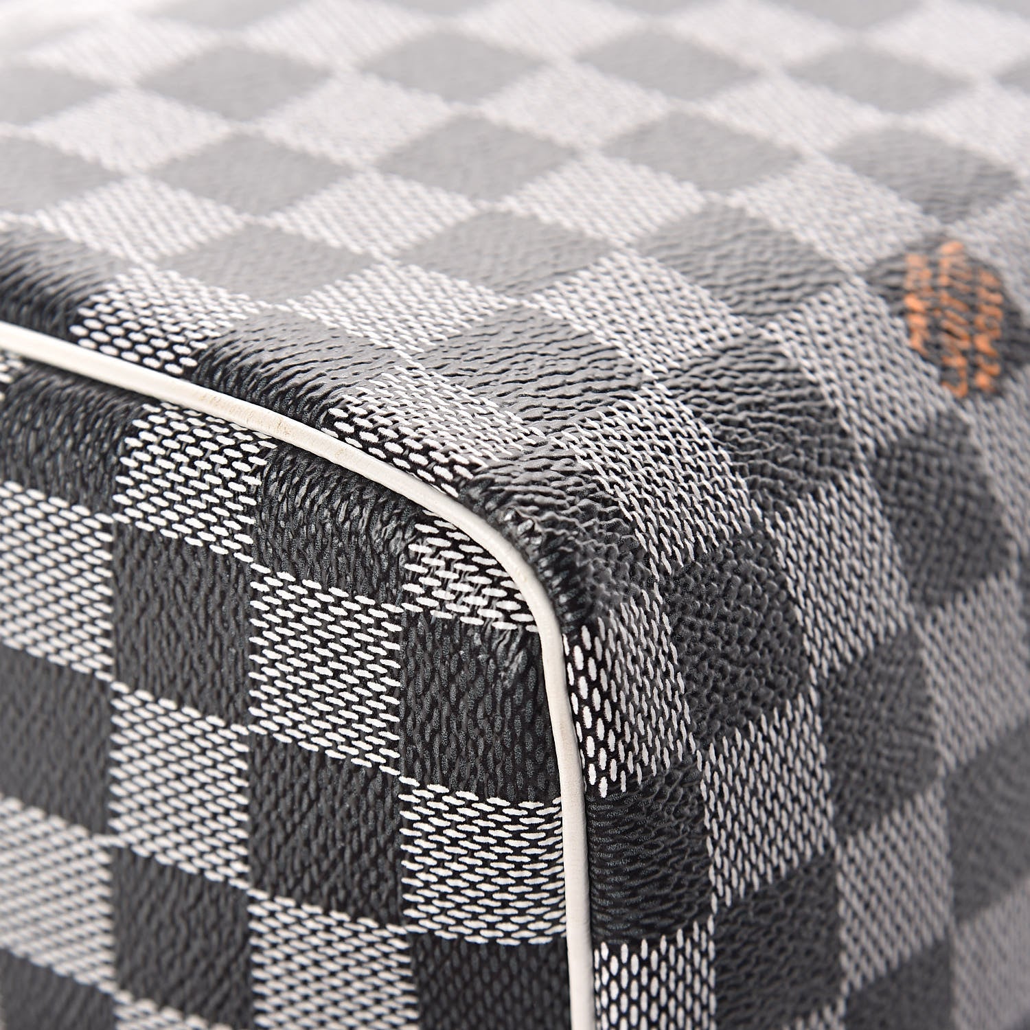 Louis Vuitton Damier Speedy Bandouliere 30 Black White 12 of 13