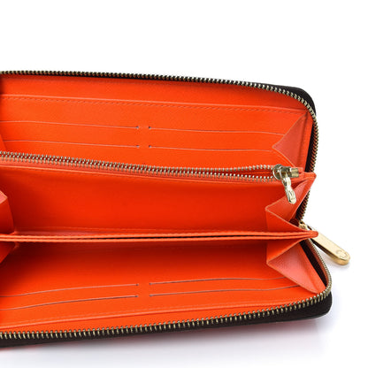 Louis Vuitton Monogram Graffiti Zippy Wallet Orange 5 of 6