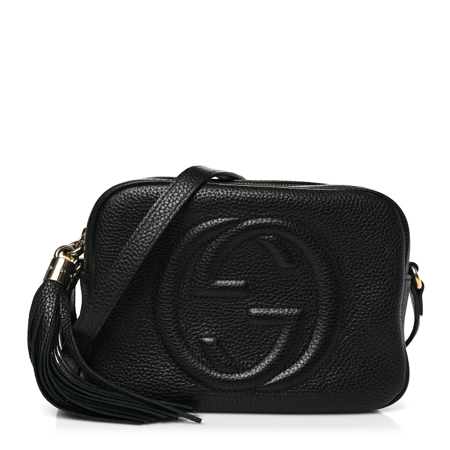 Gucci Pebbled Calfskin Small Soho Disco Bag Black 1 of 10